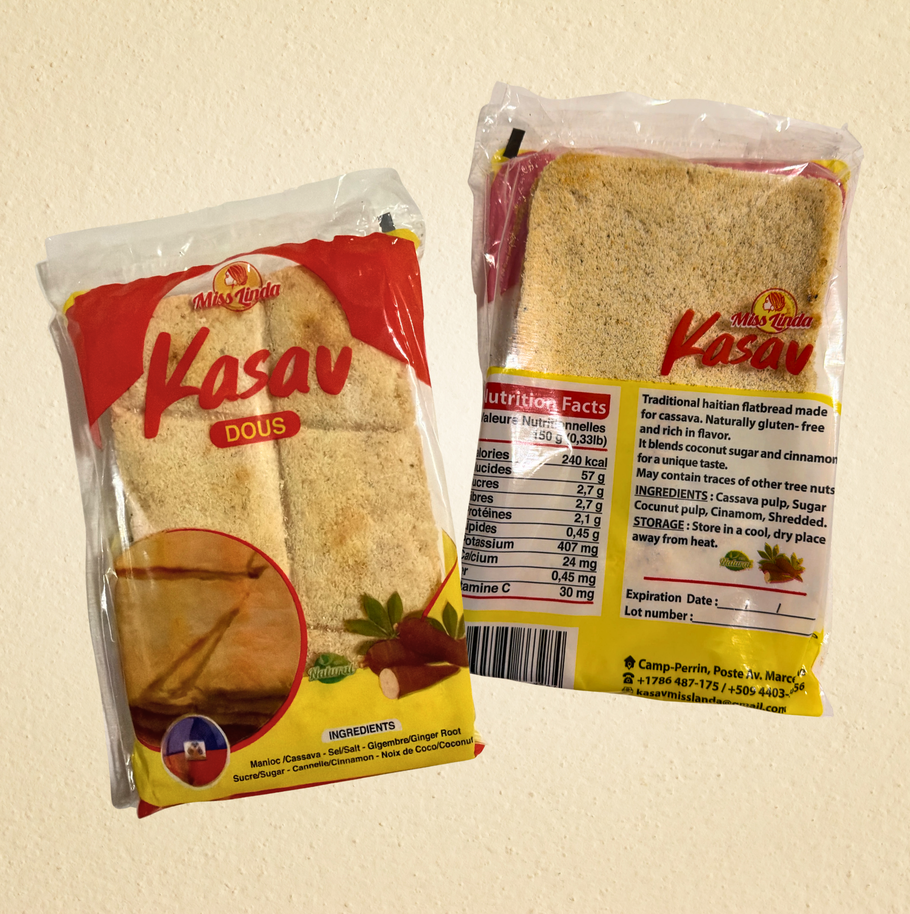 Miss Linda Kasav (Natural & Gluten-free)