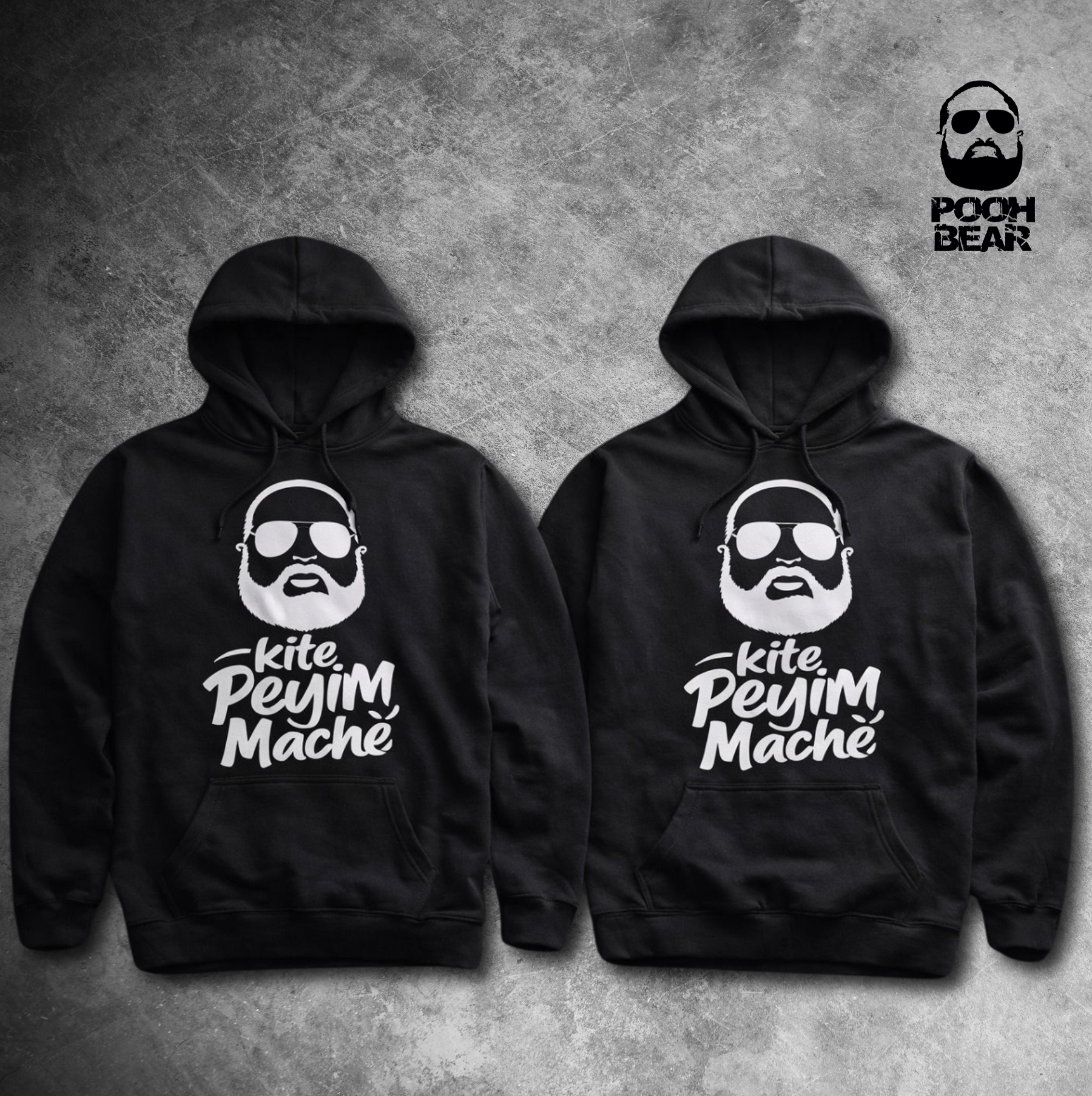 Kite Peyim Maché - Pooh Bear Hoodie