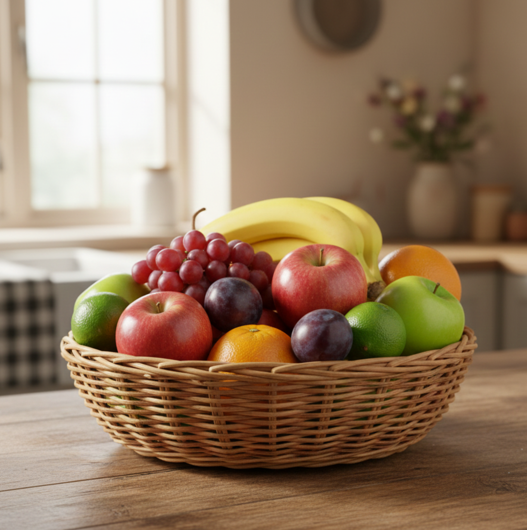 Wicker Basket (Handwoven)