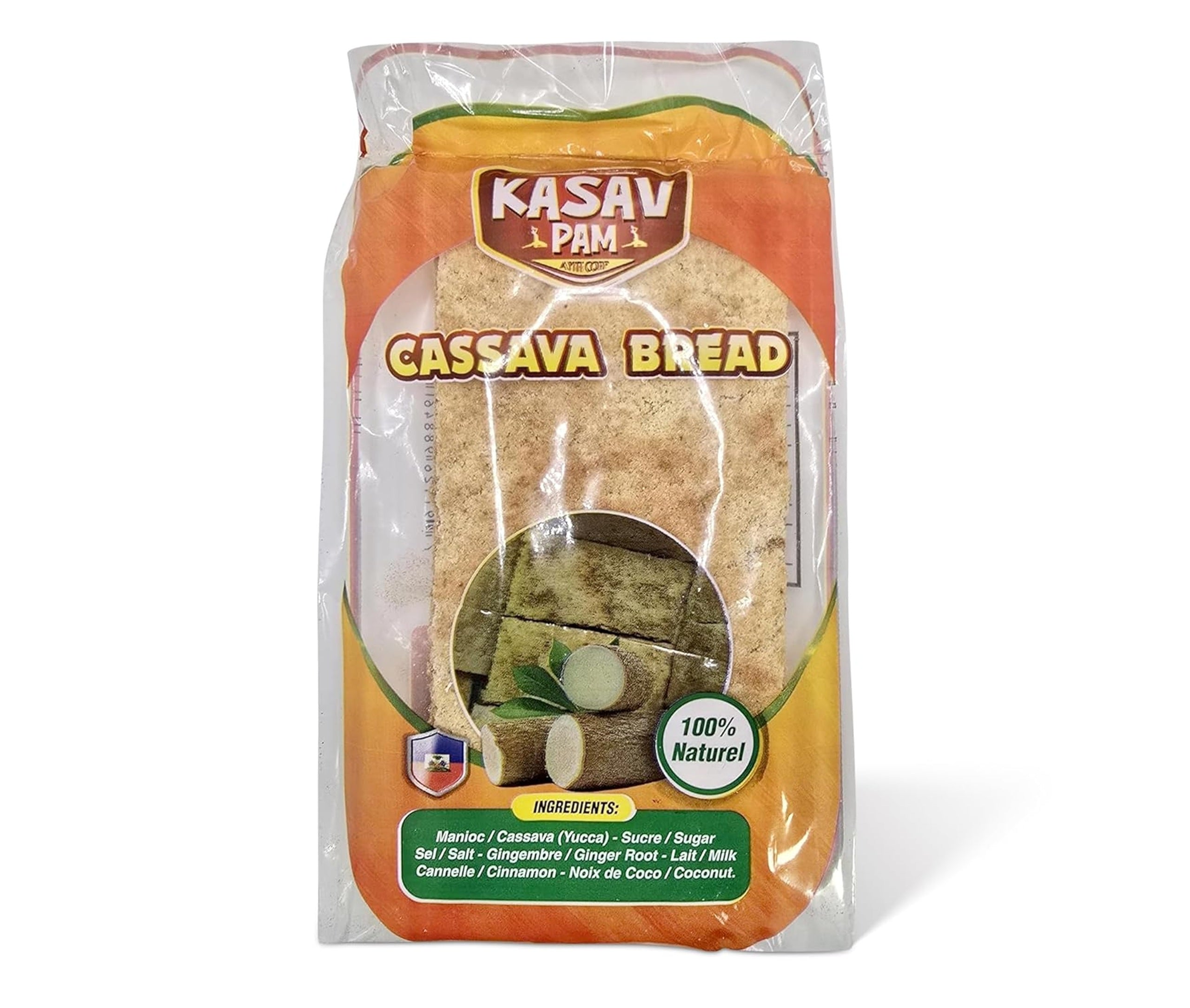 Cassava Bread Sugar/Coconut (Kasav Pam)