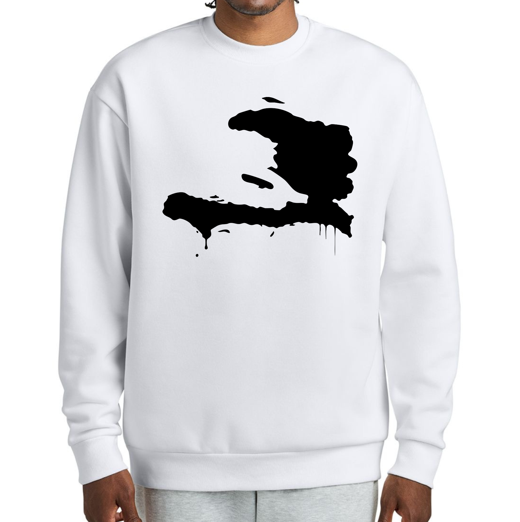 Haiti Map Sweatshirt