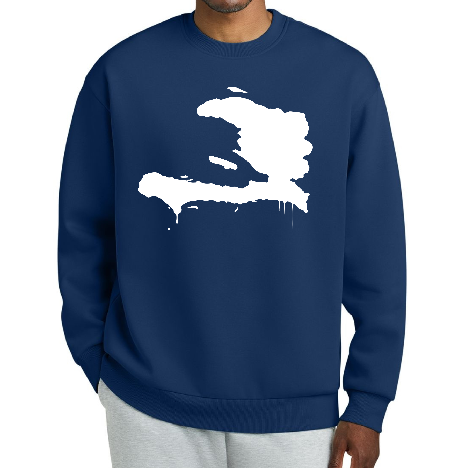 Haiti Map Sweatshirt