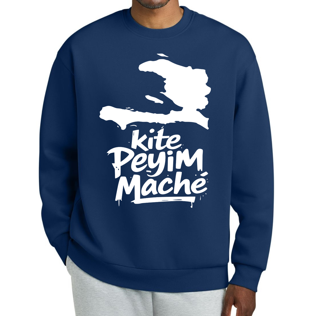 Kite Peyim Maché Haitian Map Sweatshirt